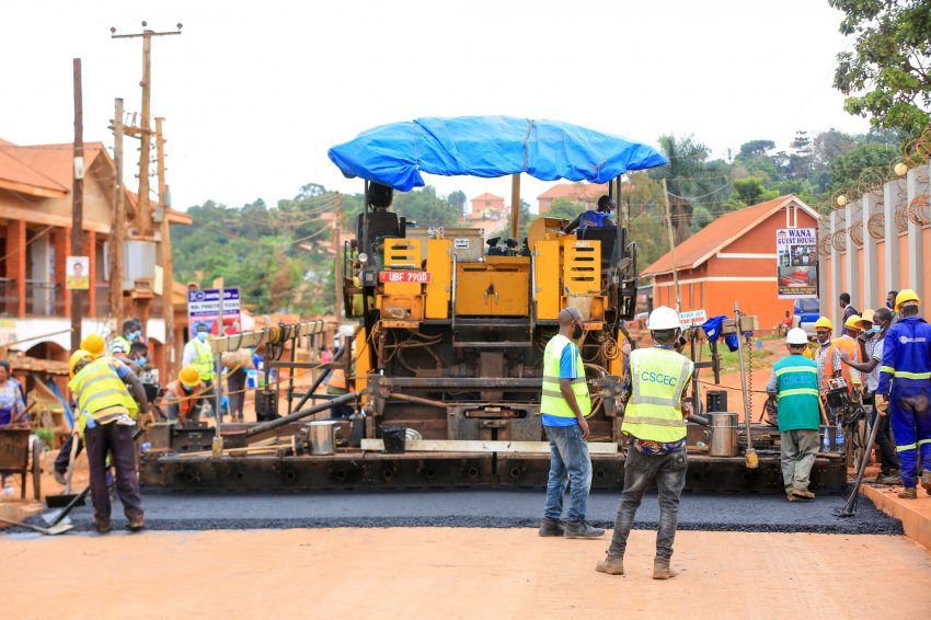 Completed sealed road